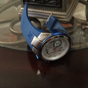 A/X Armani Exchange Blue and Silver Men's Watch